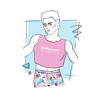 SOLD OUT Ripped 'n' Rad Patterned Bike Shorts