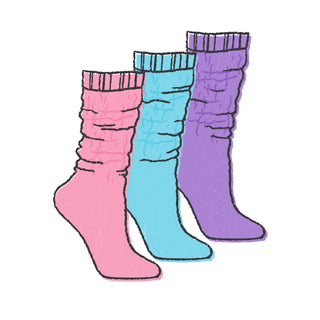 RE-STOCKED! Scrunch Sock Triple Pack